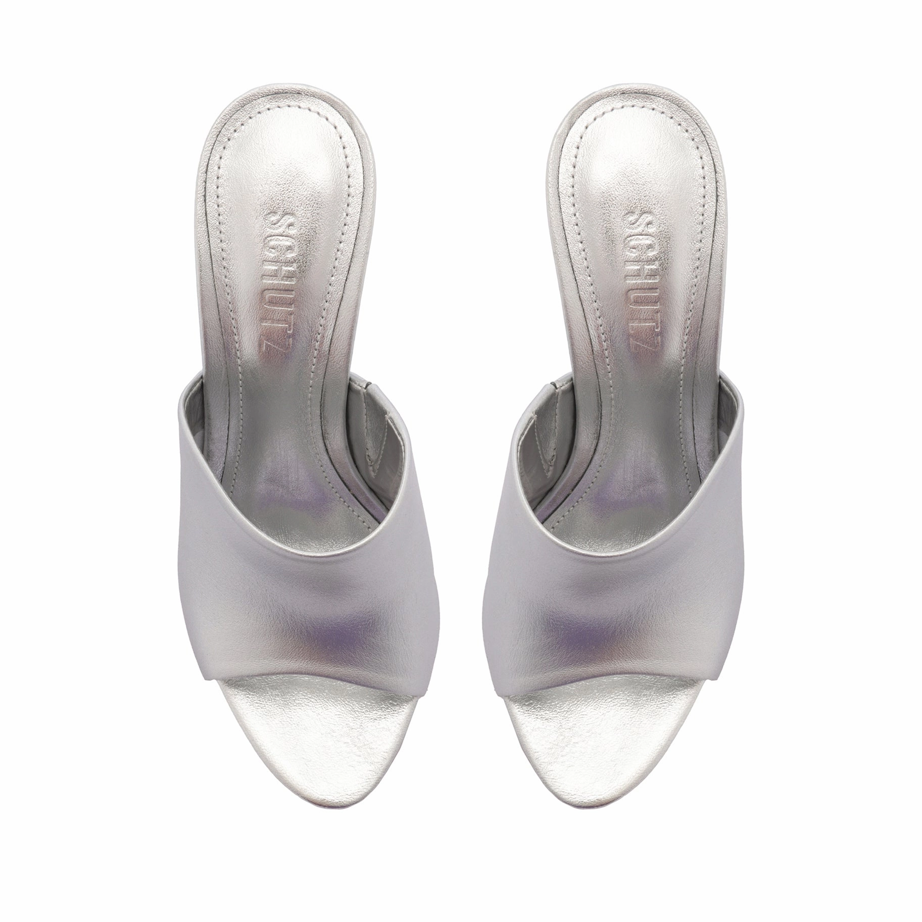 Core-Driven Effortless Minimal Aprill Metallic Leather Sandal