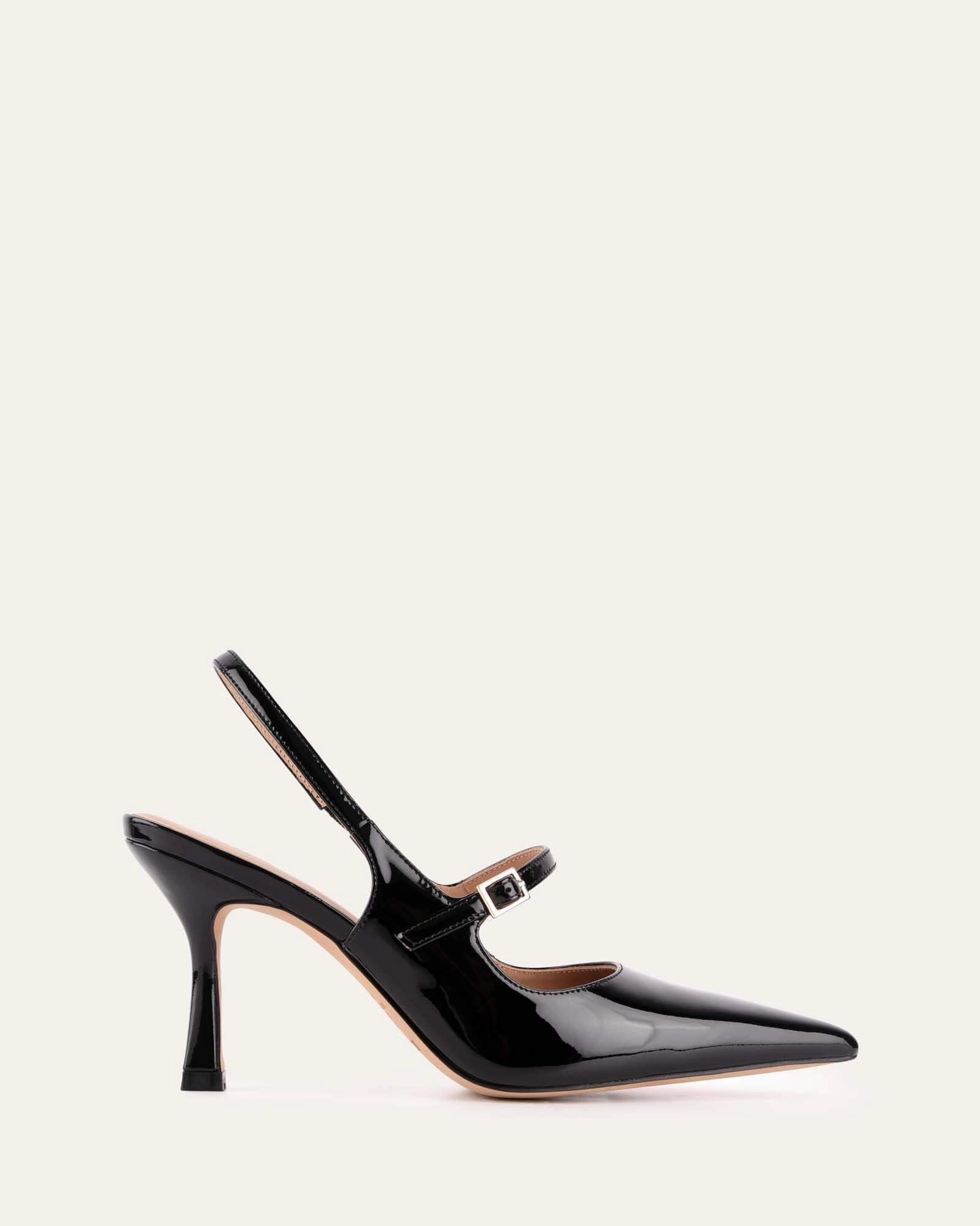 Archer High Heels Black Patent Designed For Lifestyle