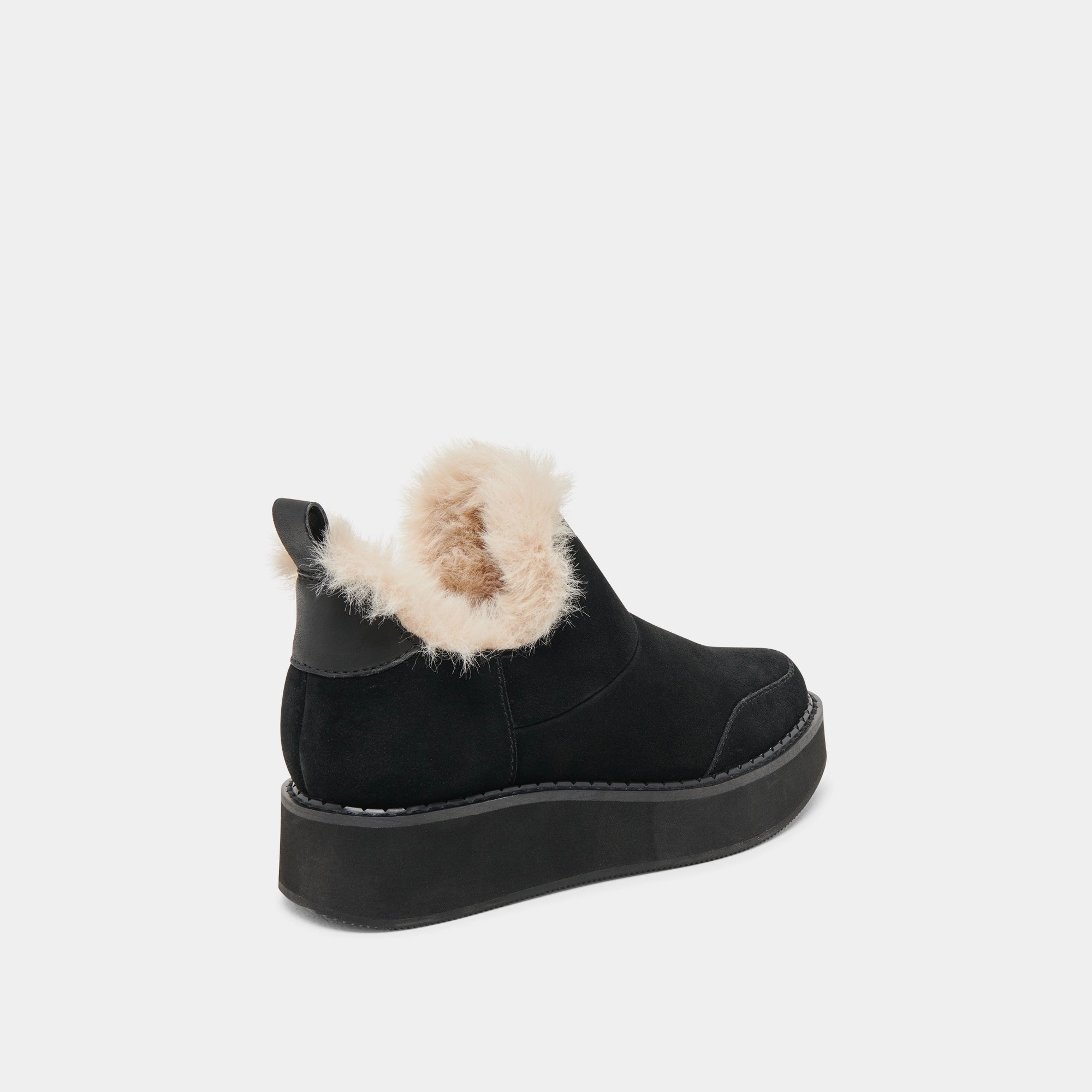 Ardy Plush H2O Booties Onyx Suede Modern Rhythm
