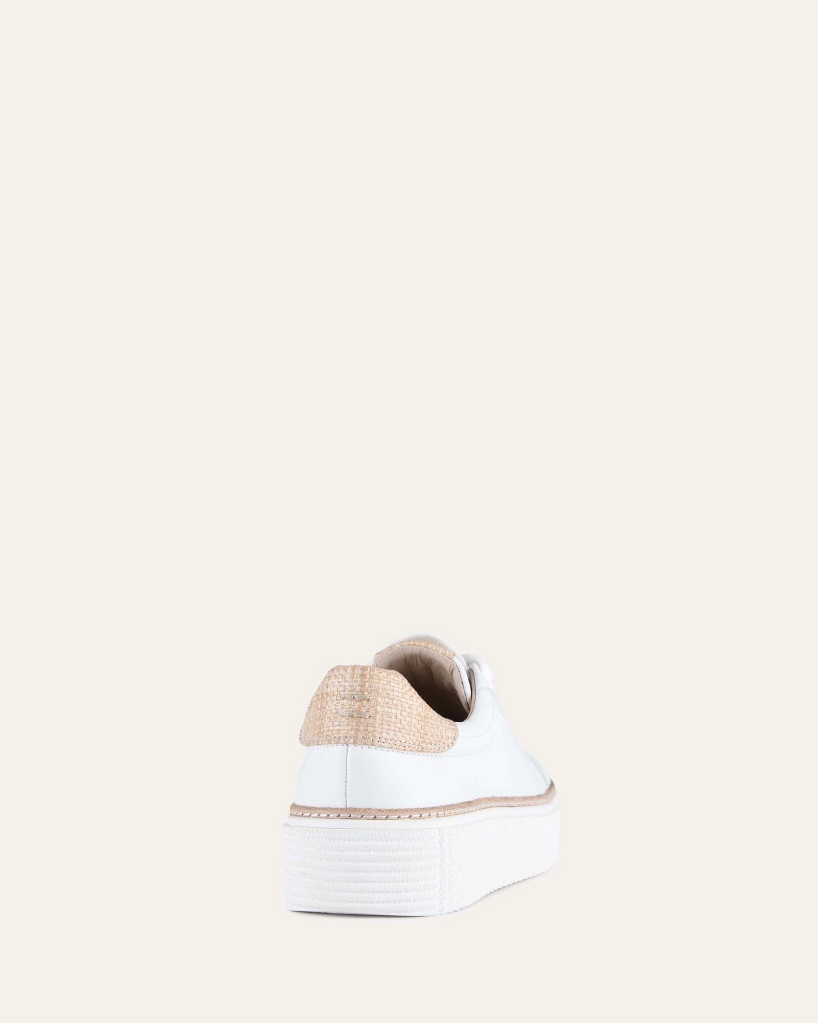 Modern Momentum Arianna Sneakers White Raffia