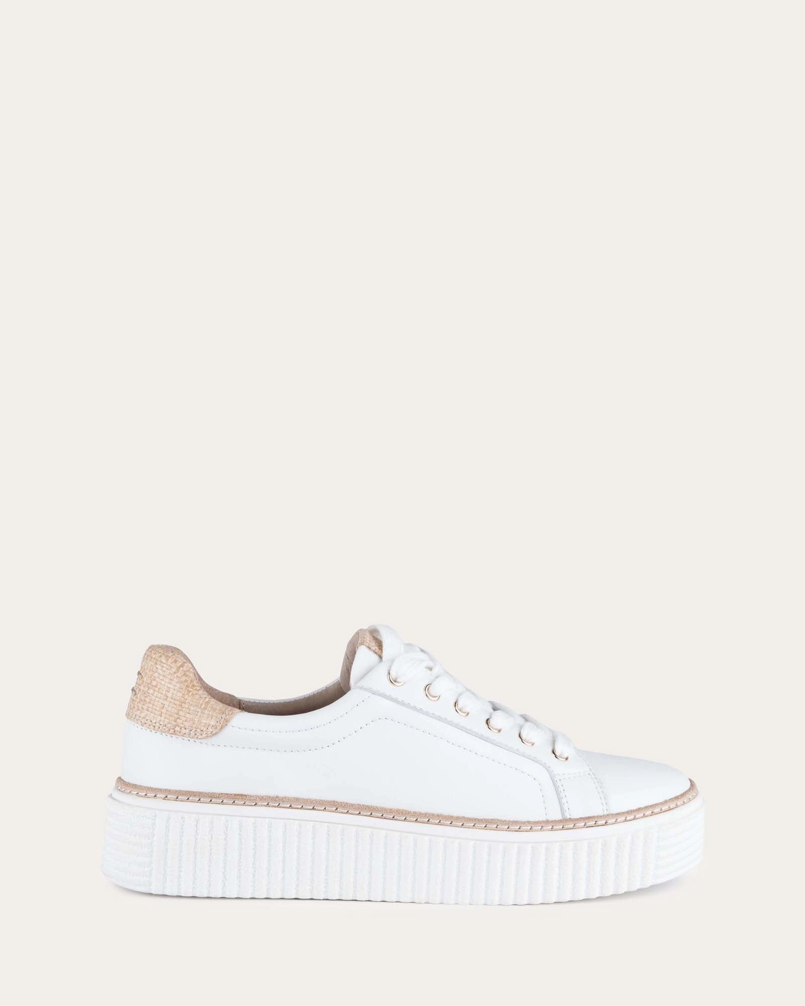 Anywhere Utility Unisex Energy Arianna Sneakers White Raffia
