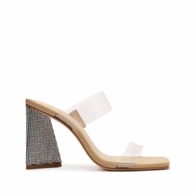 Ariellen Vinyl & Rhinestones Sandal Restless Fit