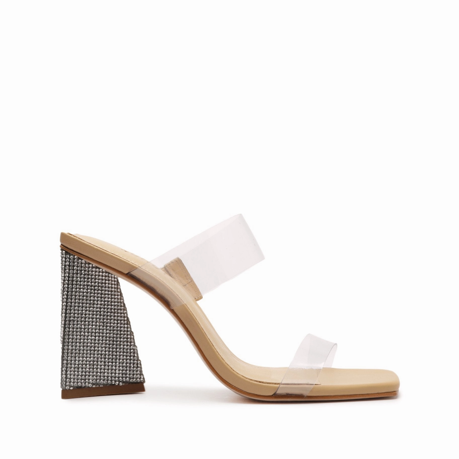 Ariellen Vinyl & Rhinestones Sandal Restless Fit