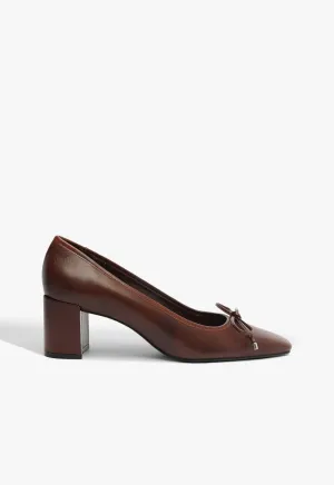 Arissa Block Leather Pump Multi-Wear Essentials