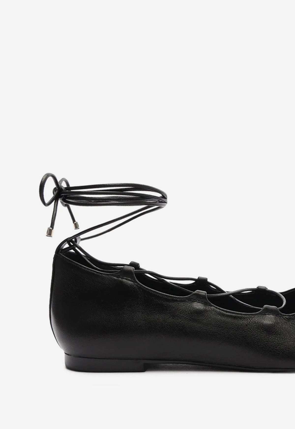 Arissa Lace Up Leather Flat Cool Crafted Go With Flow