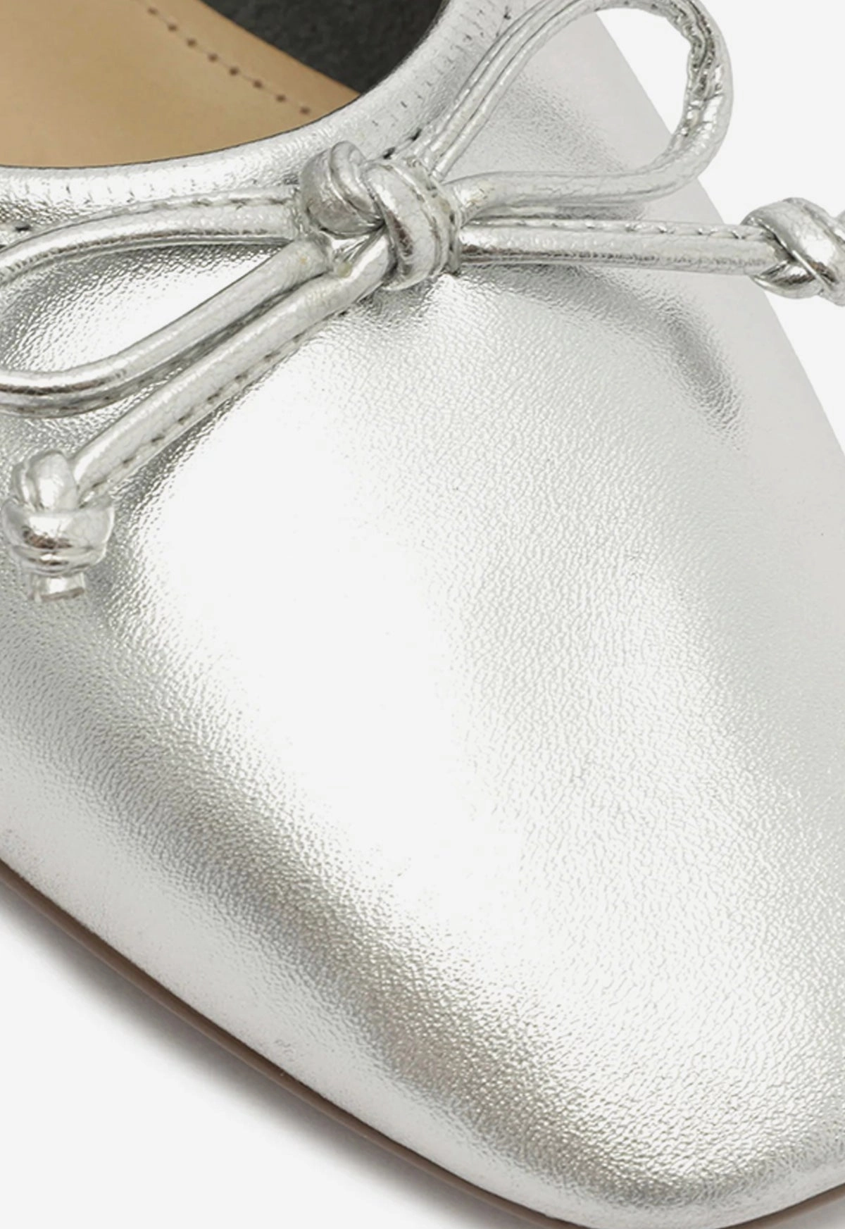 Flowwear Freedom Dressed Arissa Silver Leather Ballet Flat