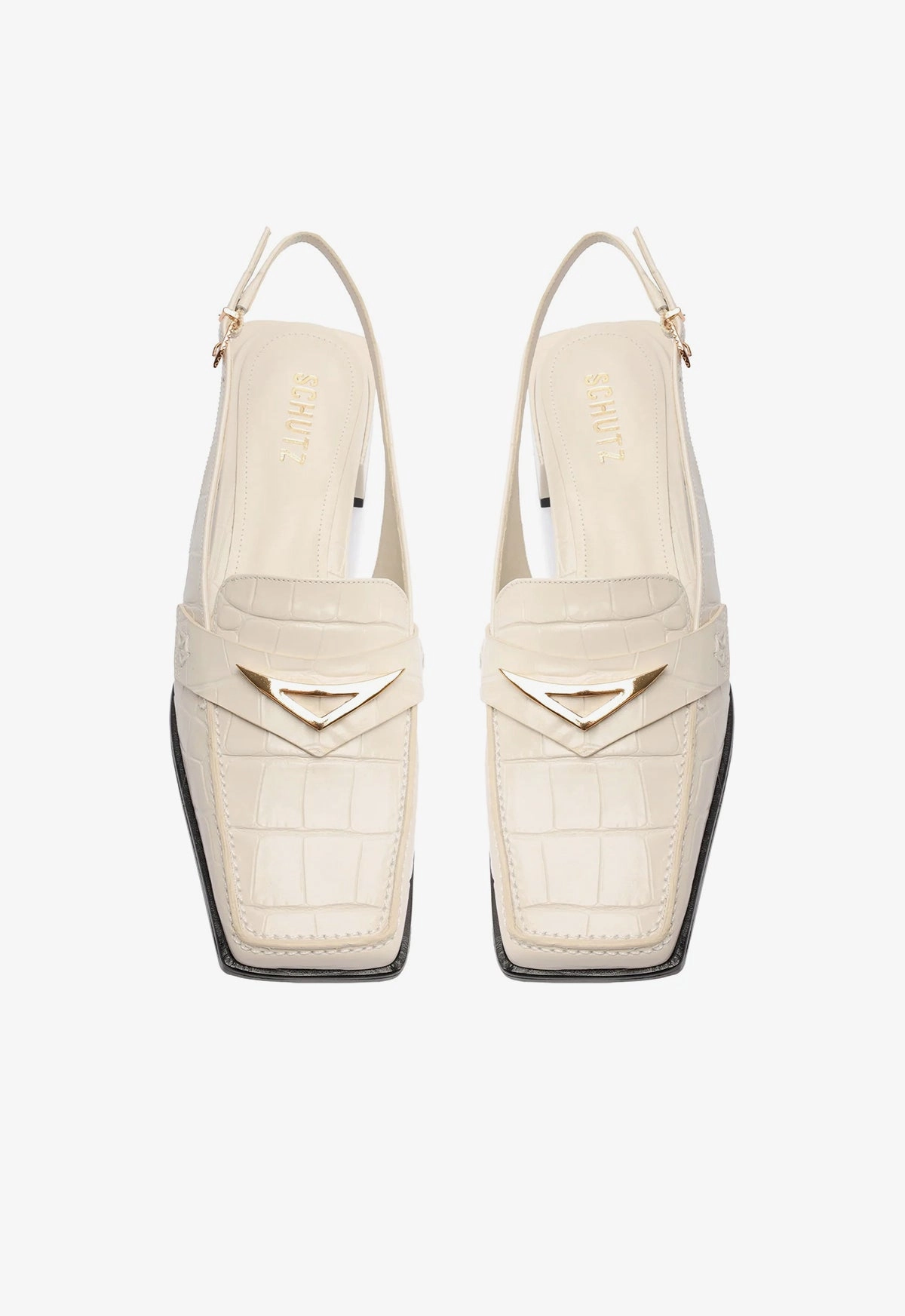 Arizona Sling Block Leather Pump Form And Motion