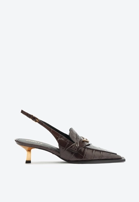 Arizona Sling Leather Pump Refined Versatility