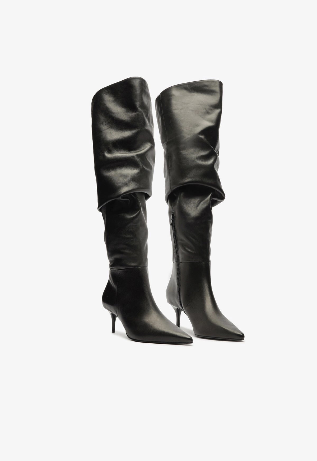 Minimal Design Ashlee Mid Over The Knee Boot