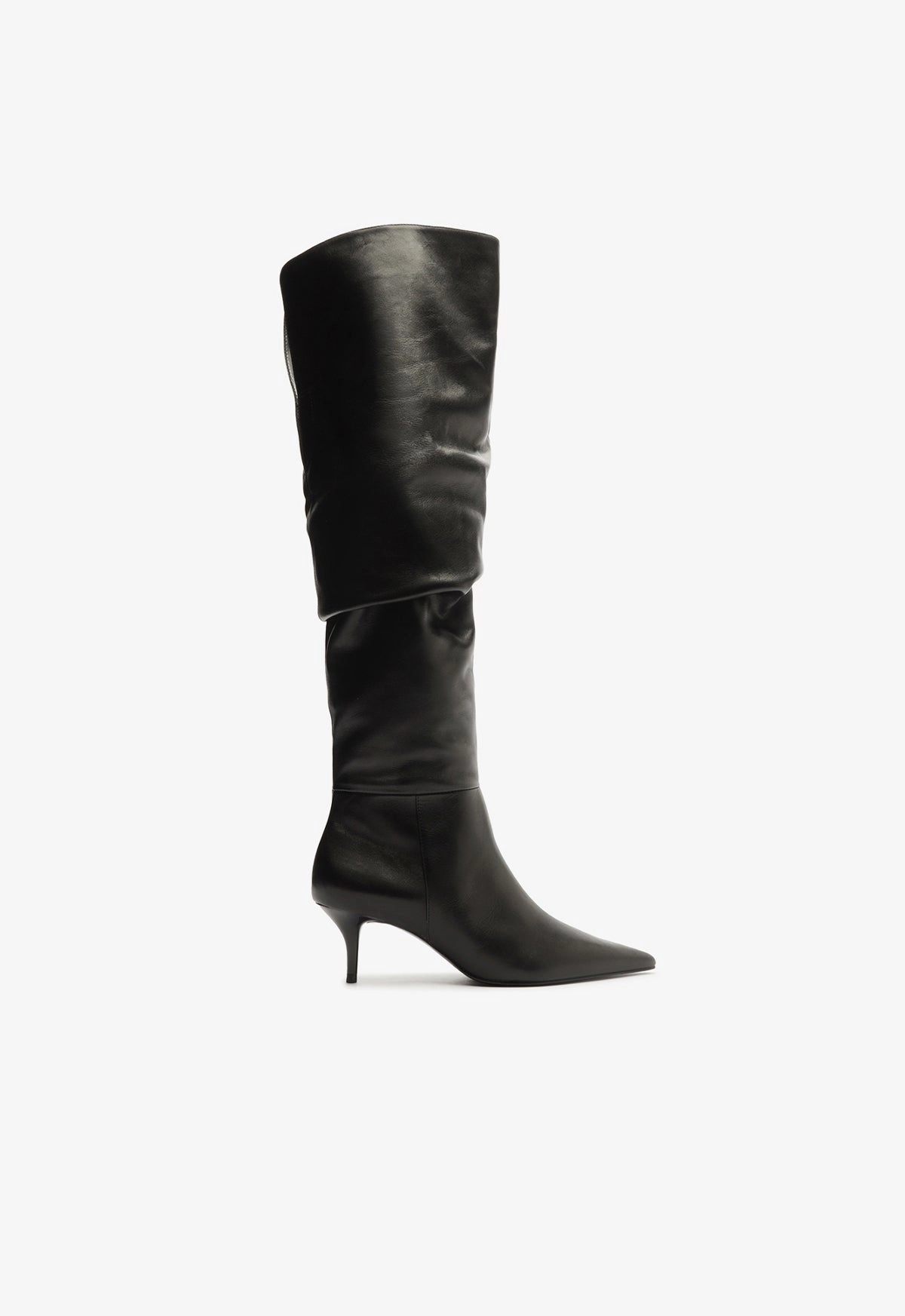 Ashlee Mid Over The Knee Boot Pure Lineswear