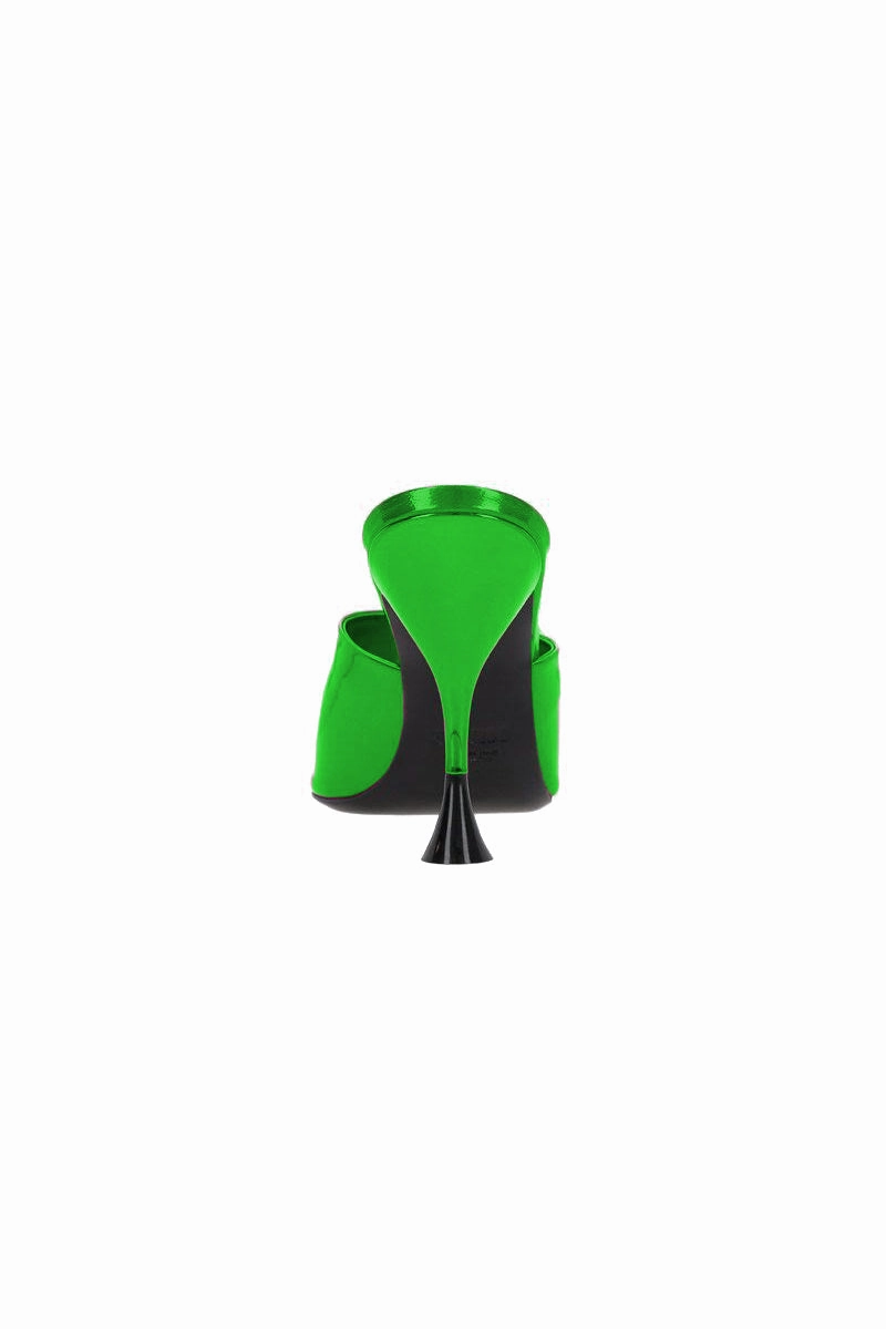 Calm Layers Smart Casual Asia Vegas Heels In Emerald