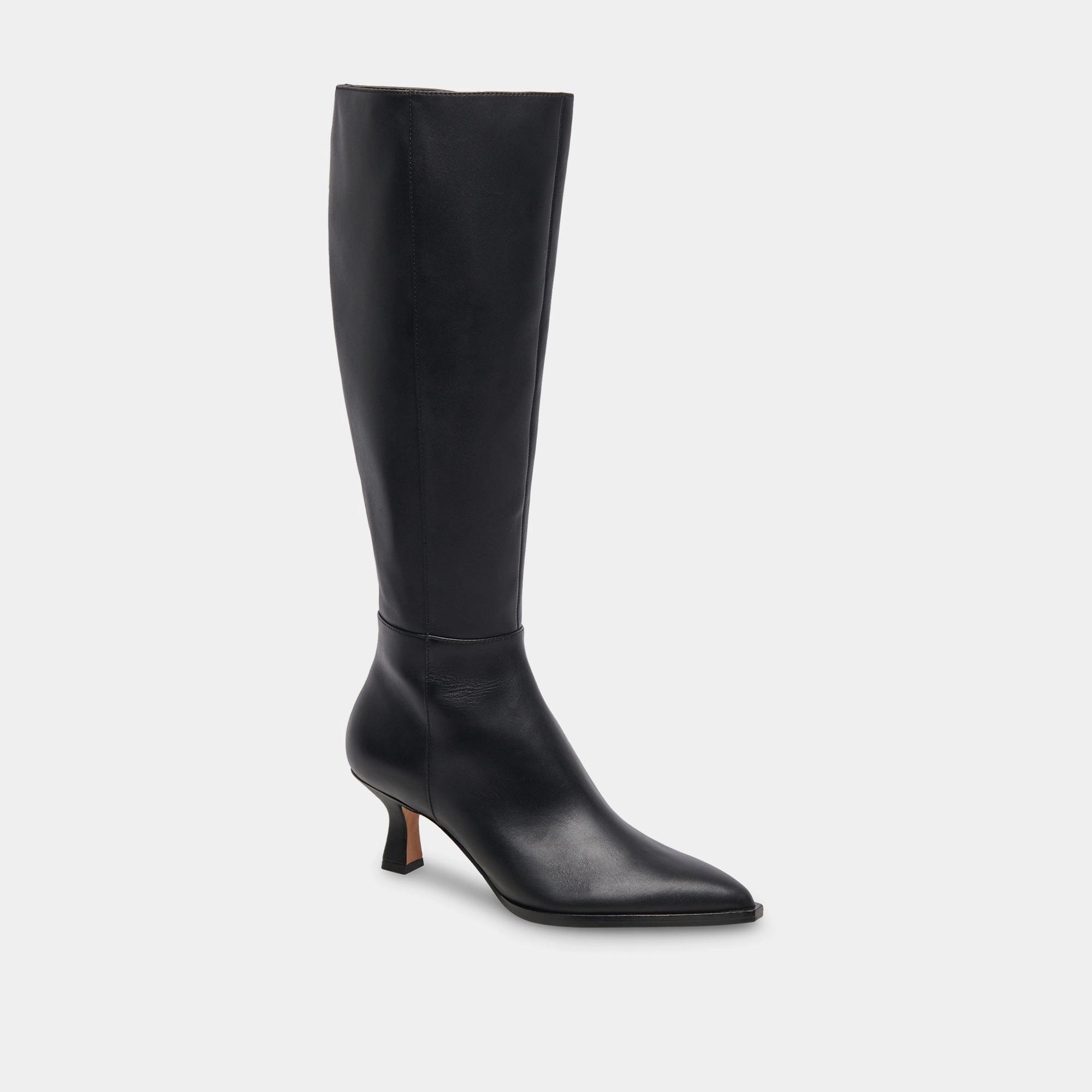 Bold Looks Designed To Flex Auggie Extra Wide Calf Boots Black Leather