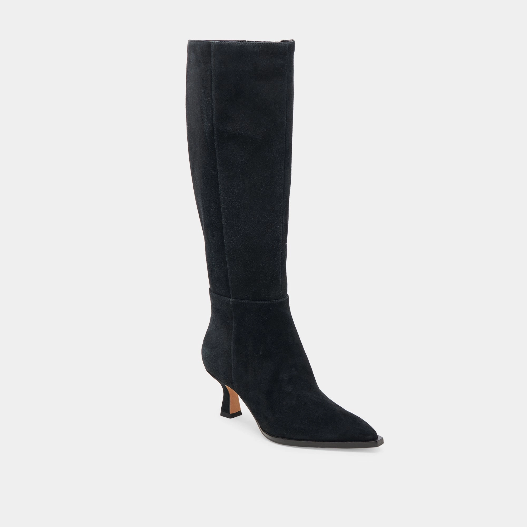 Auggie Wide Calf Boots Onyx Suede Future-Ease