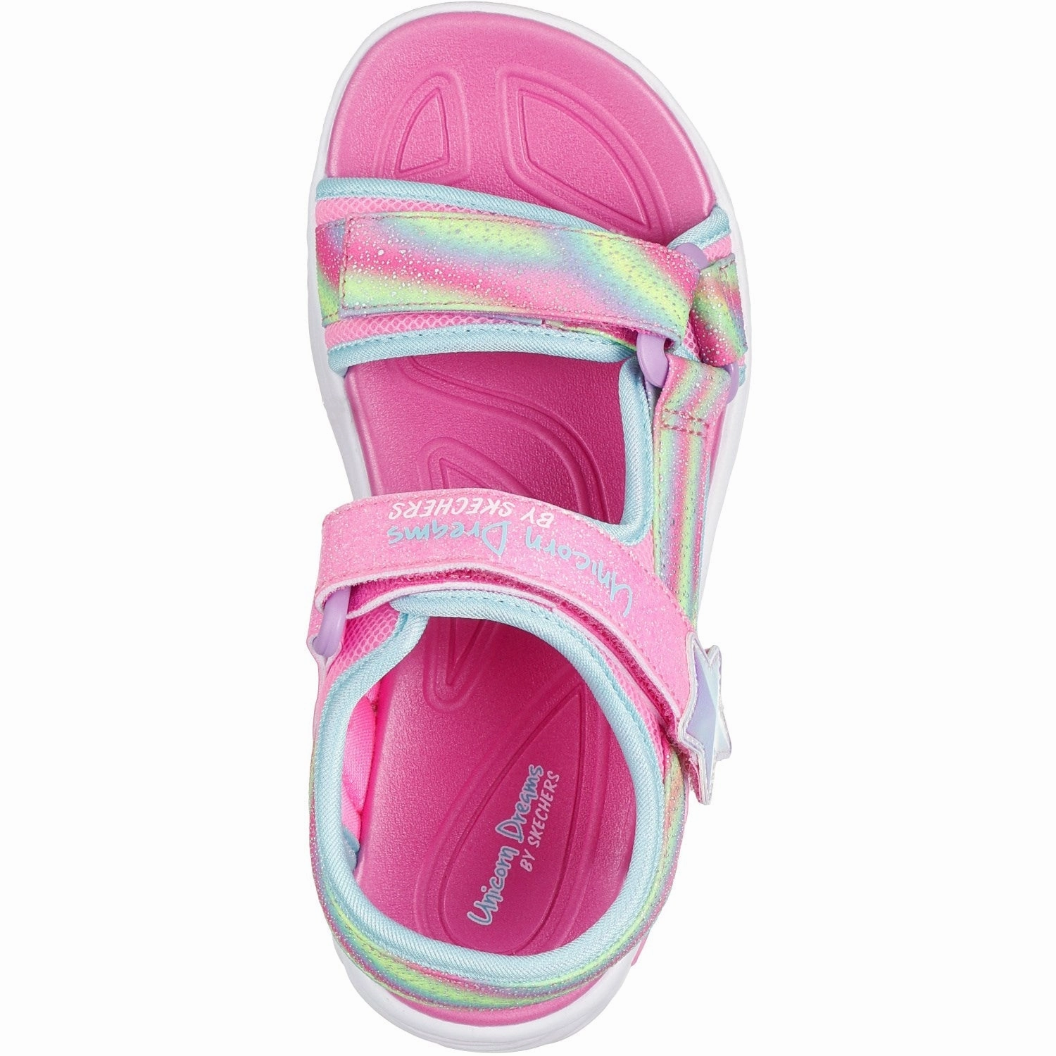 Skechers Pink Unicorn Dreams Sandal Core Rhythm Street Motion