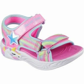 Smart Casual Core Skechers Pink Unicorn Dreams Sandal