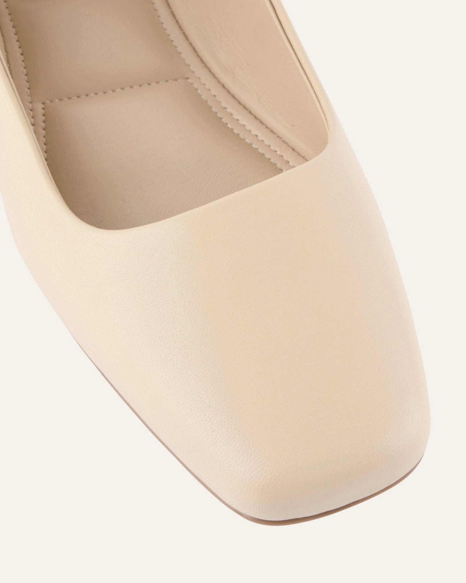 Avery Casual Flats Sand Leather City Rhythm Clean Forms