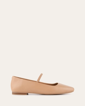 Live Refined Avery Casual Flats Tan Leather