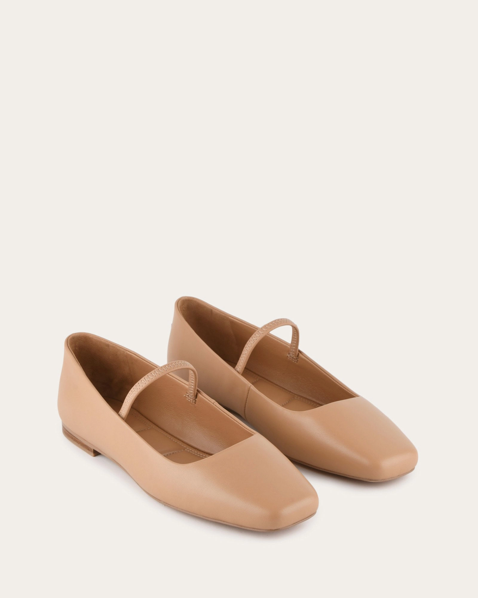 Pure Daywear Avery Casual Flats Tan Leather