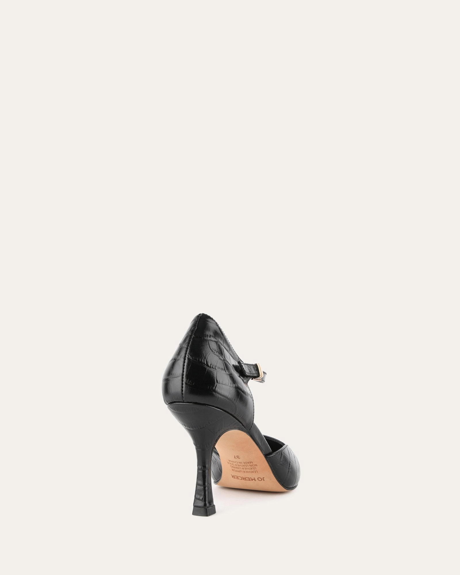 Axel High Heels Black Croc Form And Motion Future-Ease
