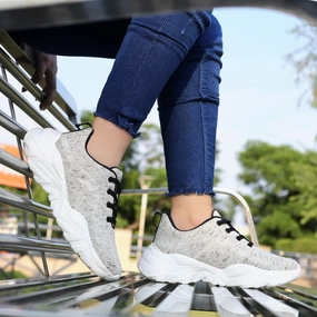Streamline Your Day Clean Aesthetic Bacca Bucci Bubbles Women Chunky Platform Sneakers