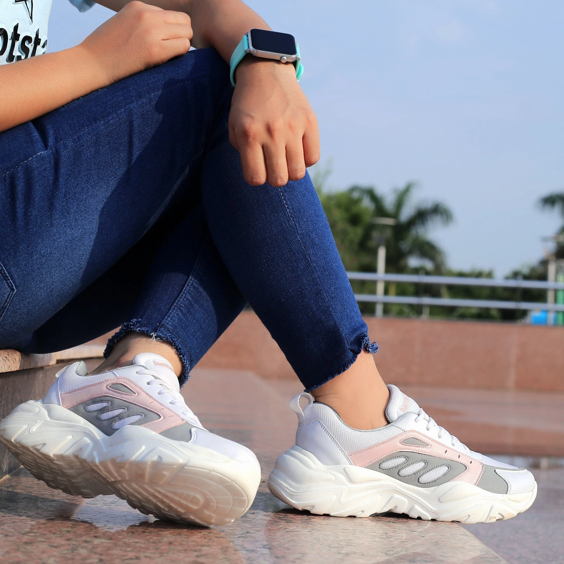 Bacca Bucci Emma Low-Top Platform Fashion Sneakers For Women | Streetwear Chunky Sneakers Go-Mode Ready Engineered For Flow