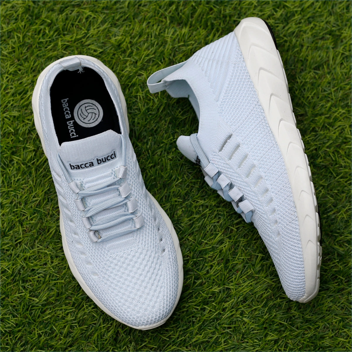 Bold In Simplicity Move And Live Bacca Bucci Fishjet Women Walking Shoes | Sky Blue Women Shoes For Gym, Training & Running