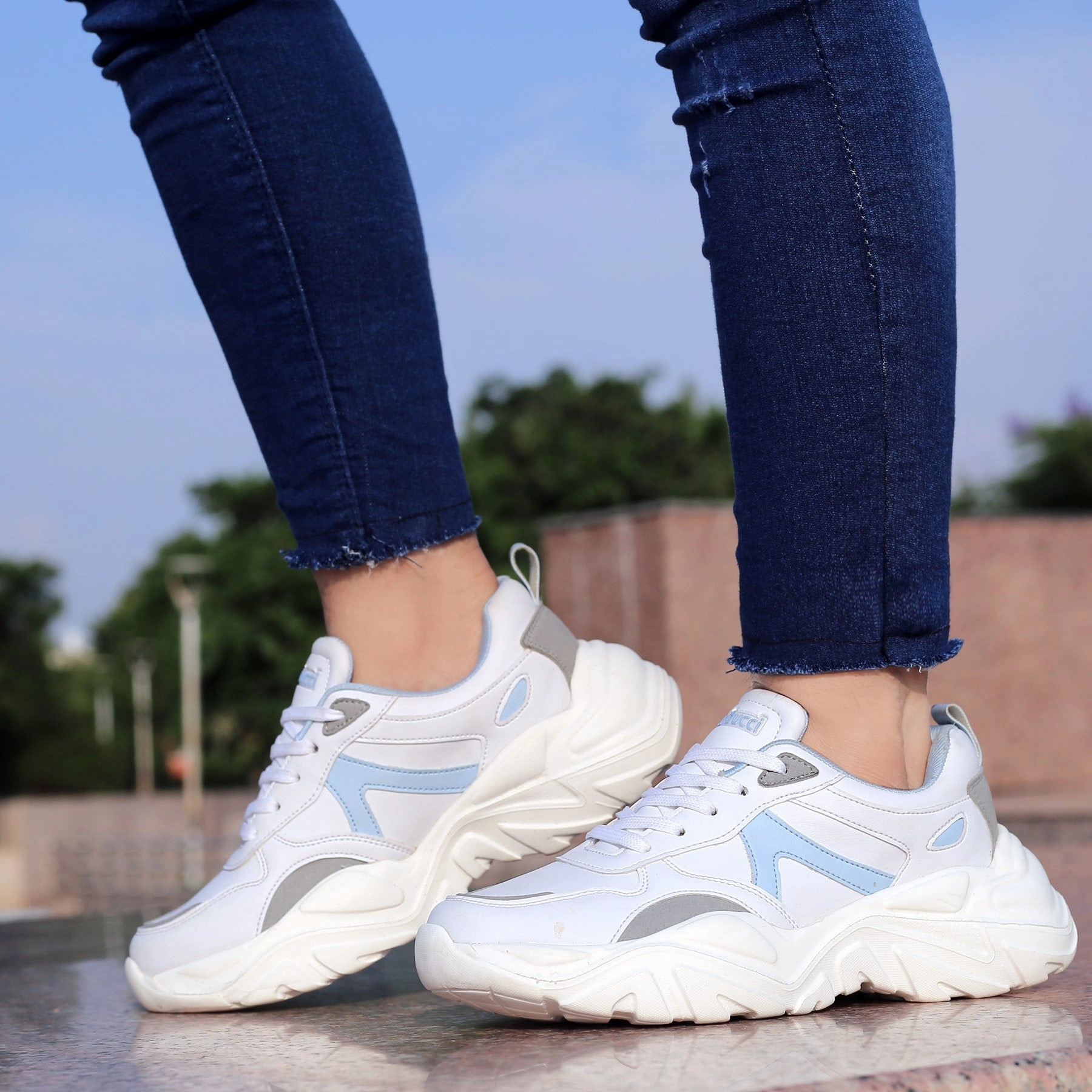 Bacca Bucci Harper Low-Top Platform Chunky Fashion Sneakers For Women Modern Evolution Core Pulse