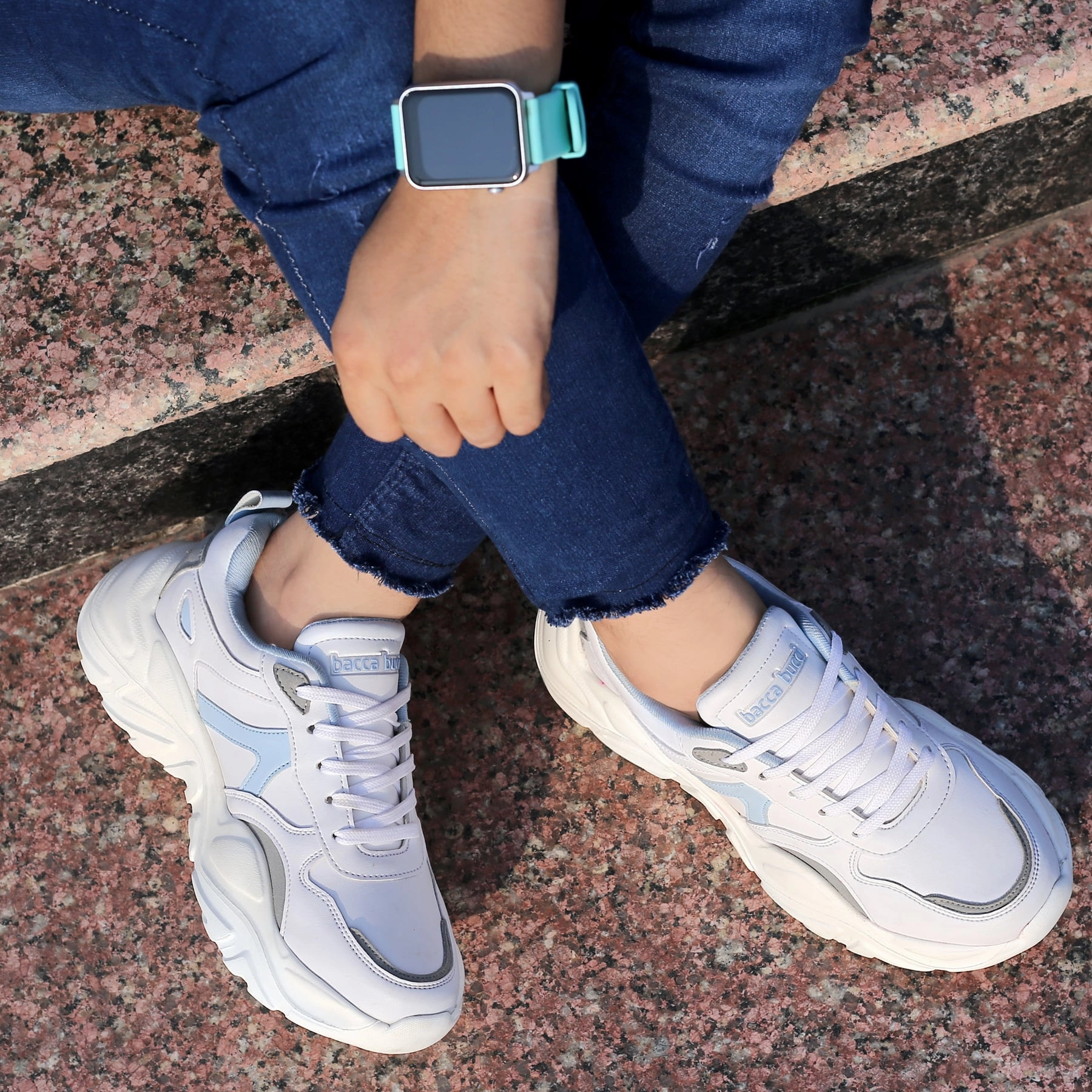 Next In Line Seasonal Updates Bacca Bucci Harper Low-Top Platform Chunky Fashion Sneakers For Women