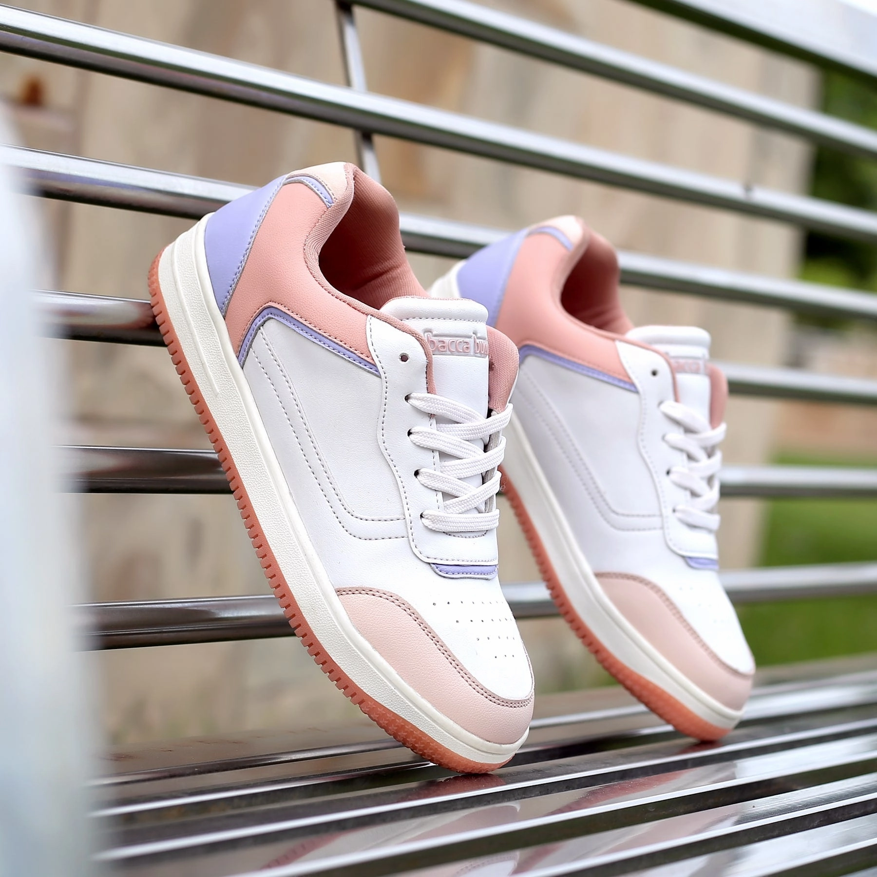Core Function Bacca Bucci Naomi Low-Top Flat Sole Sneakers For Women