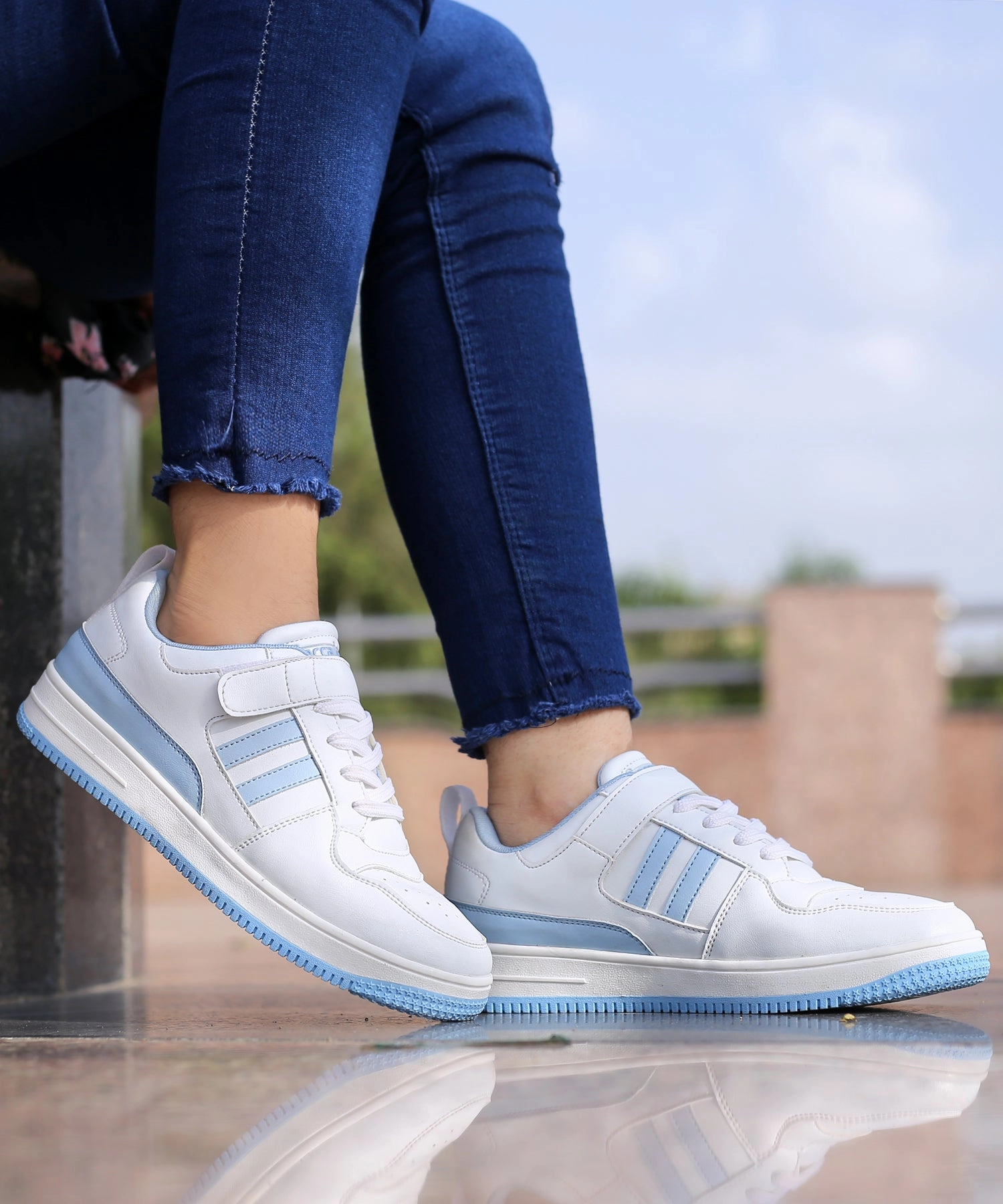 Bacca Bucci Phoenix Low-Top Fashion Women'S Sneakers With Hook & Loop Closure Refined Versatility