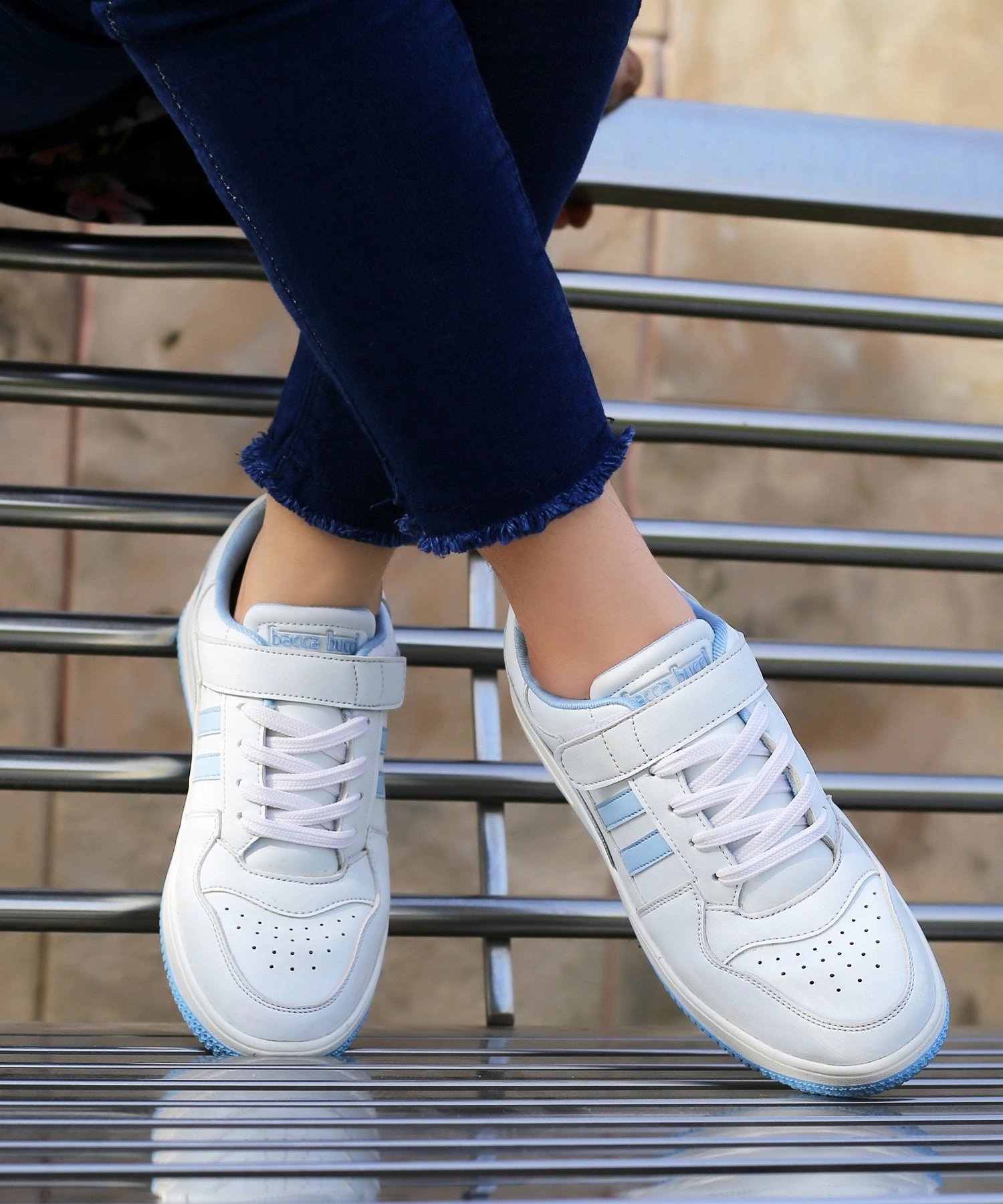 Bacca Bucci Phoenix Low-Top Fashion Women'S Sneakers With Hook & Loop Closure Cool Motion Refined Chill