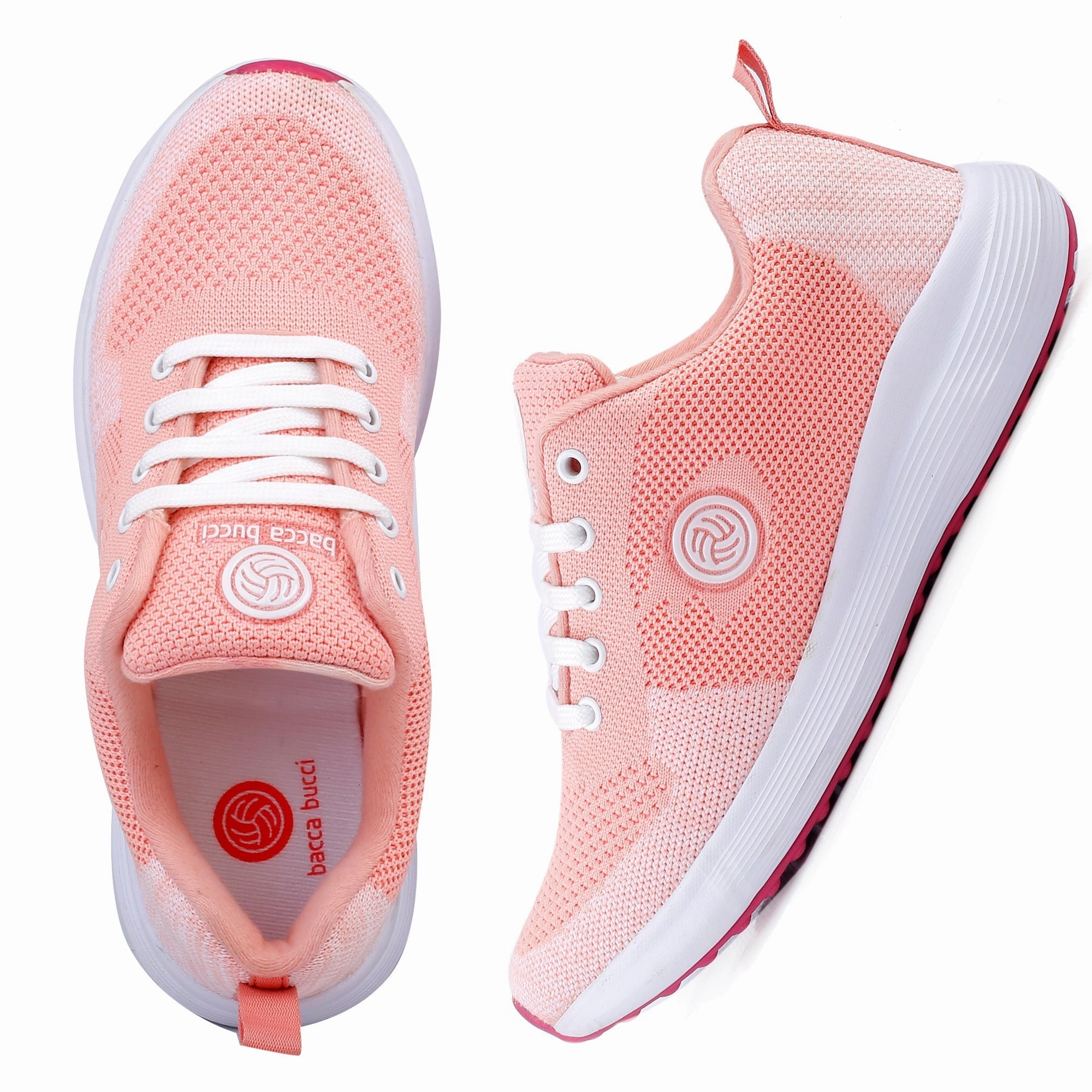 Bacca Bucci Tokyo Sneakers For Women | Orange Women Shoes For Casual Walk, Training & Gym Seasonless Energy