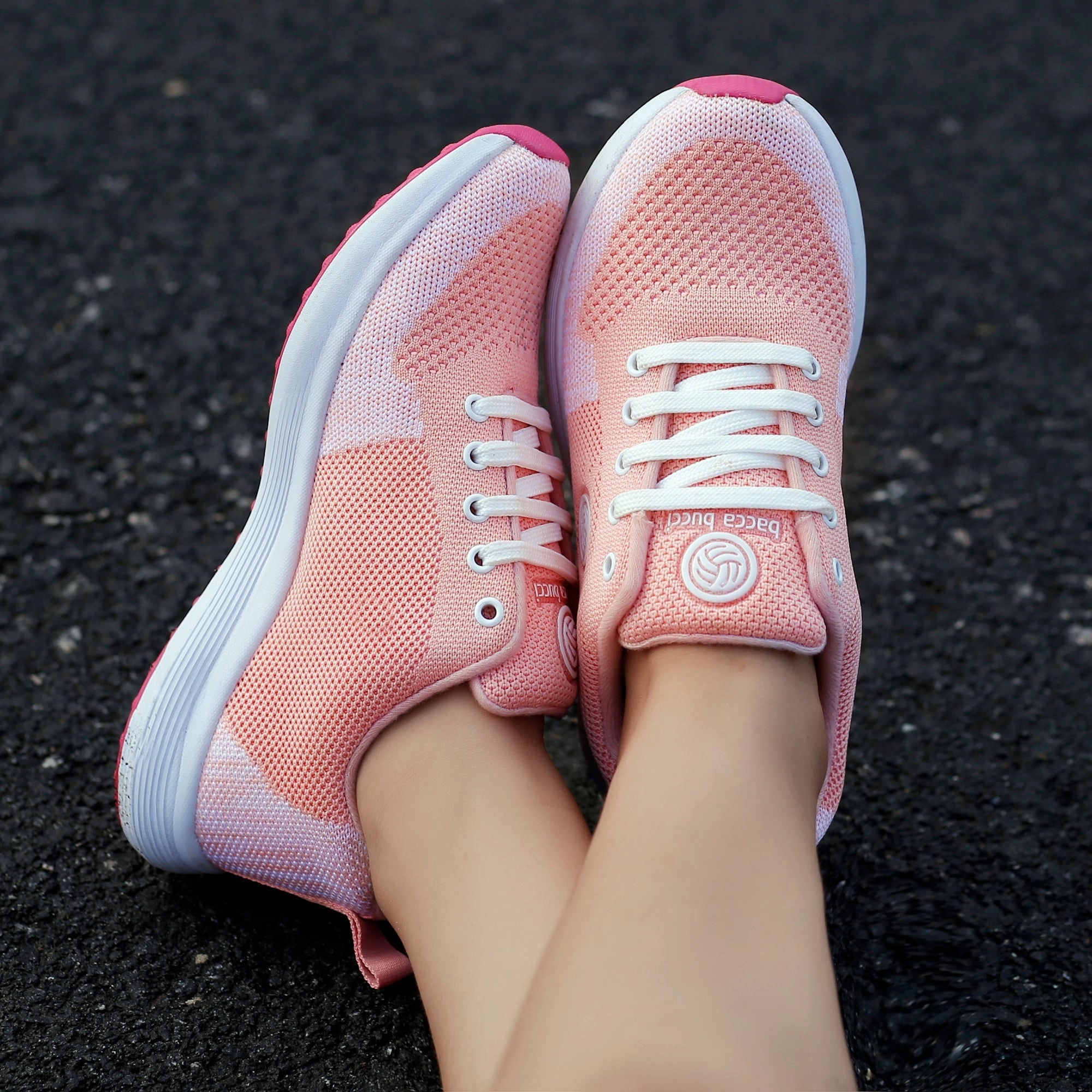 Sleek Citywear Instant Outfit Bacca Bucci Tokyo Sneakers For Women | Orange Women Shoes For Casual Walk, Training & Gym
