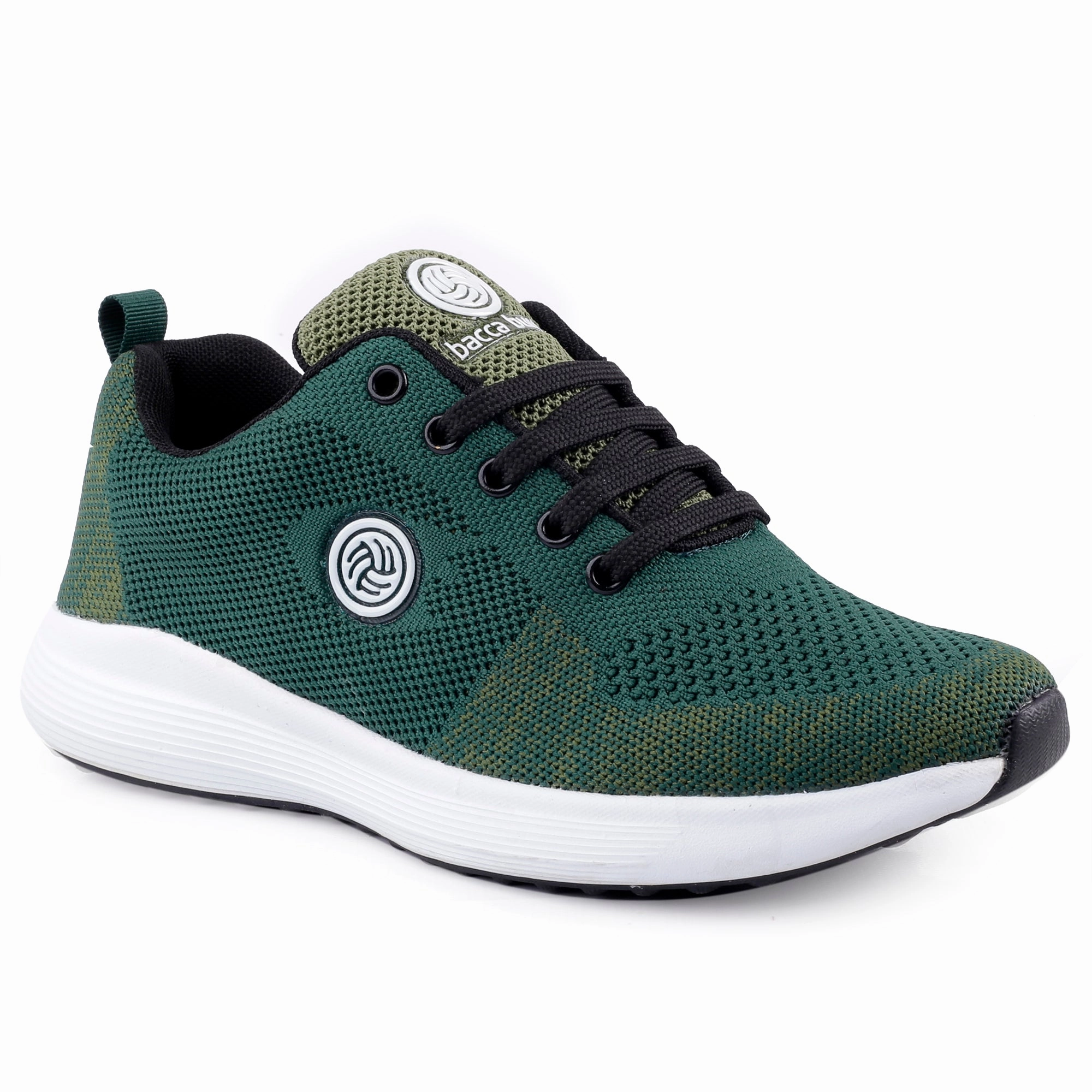 Effortless Minimal Calm Layers Bacca Bucci Tokyo Women Running Shoes | Green/Olive Women Sneakers Shoes For Casual Walk