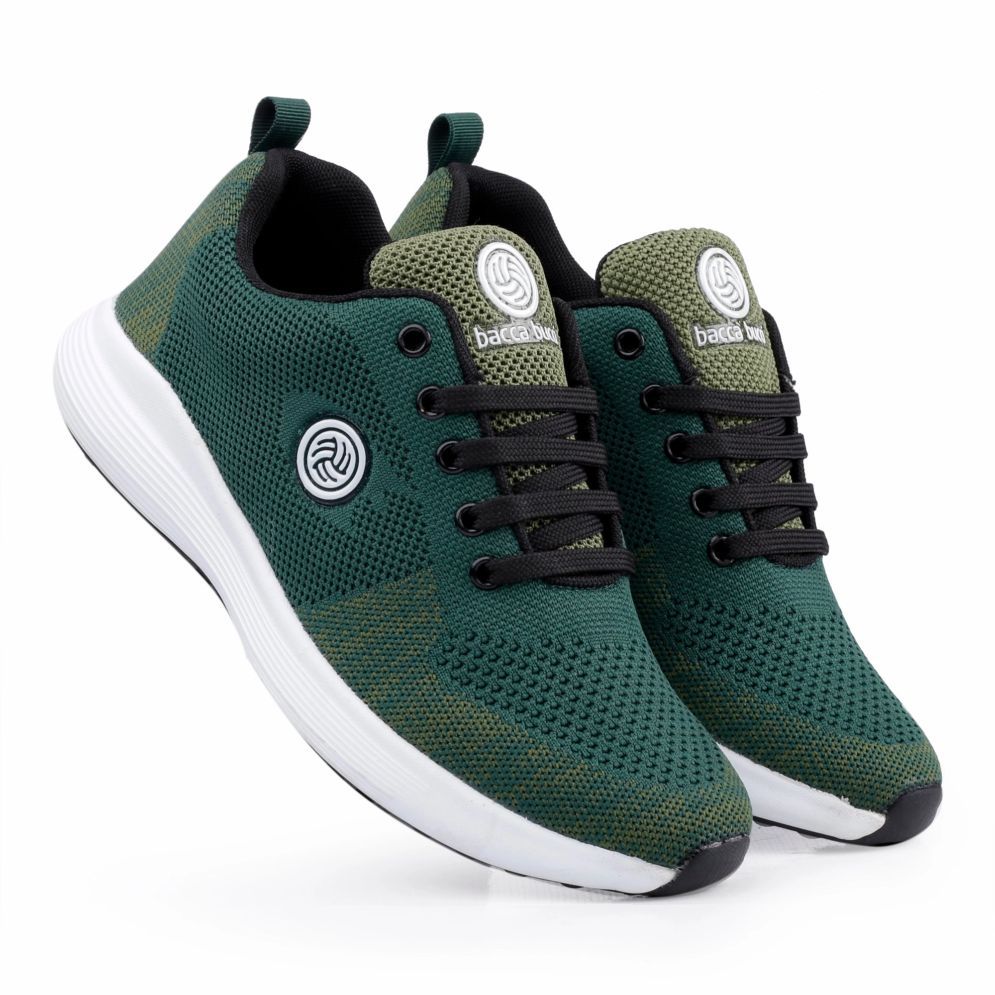 Bacca Bucci Tokyo Women Running Shoes | Green/Olive Women Sneakers Shoes For Casual Walk Design In Motion