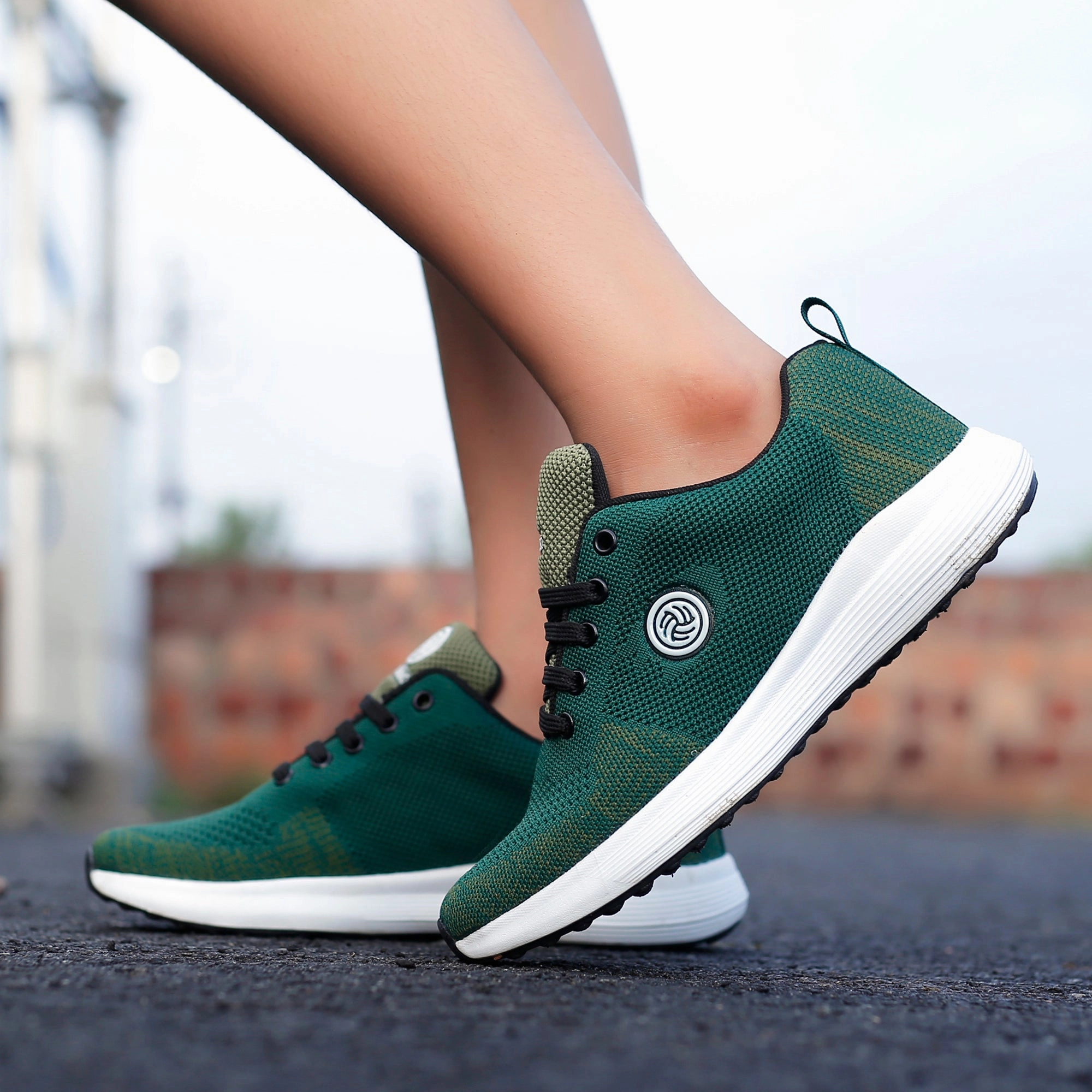 Instant Outfit Daily Clarity Bacca Bucci Tokyo Women Running Shoes | Green/Olive Women Sneakers Shoes For Casual Walk