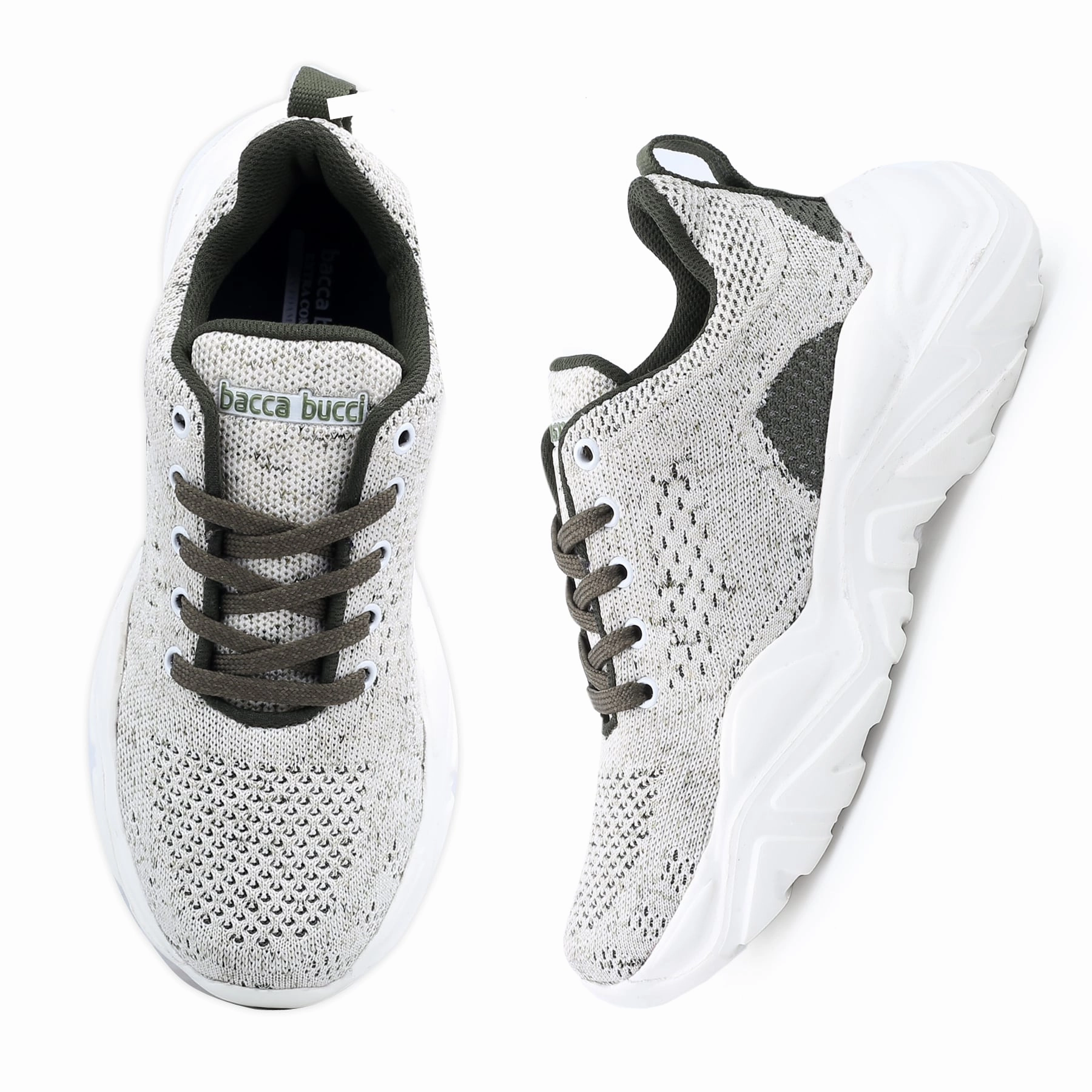 Quiet Strength Purpose-First Outfit Bacca Bucci Women Charlotte Low-Top Platform Fashion Shoes | Street-Wear Knitted Chunky Sneakers
