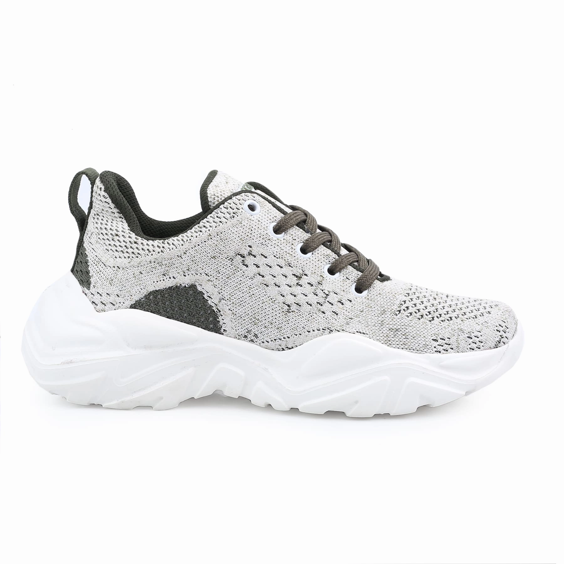 Bacca Bucci Women Charlotte Low-Top Platform Fashion Shoes | Street-Wear Knitted Chunky Sneakers Adapted Living