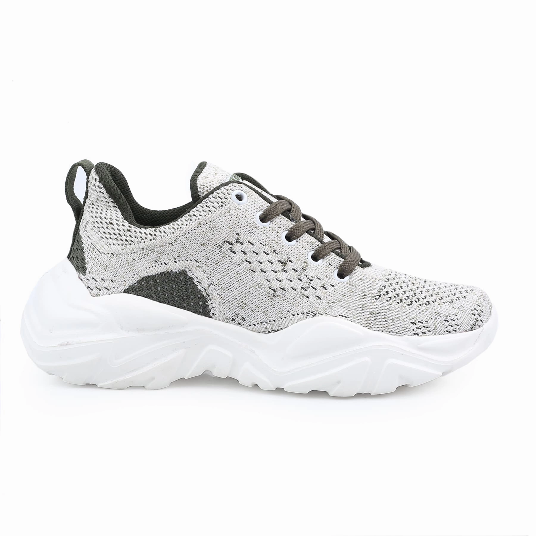 Crafted Fit Bacca Bucci Women Charlotte Low-Top Platform Fashion Shoes | Street-Wear Knitted Chunky Sneakers