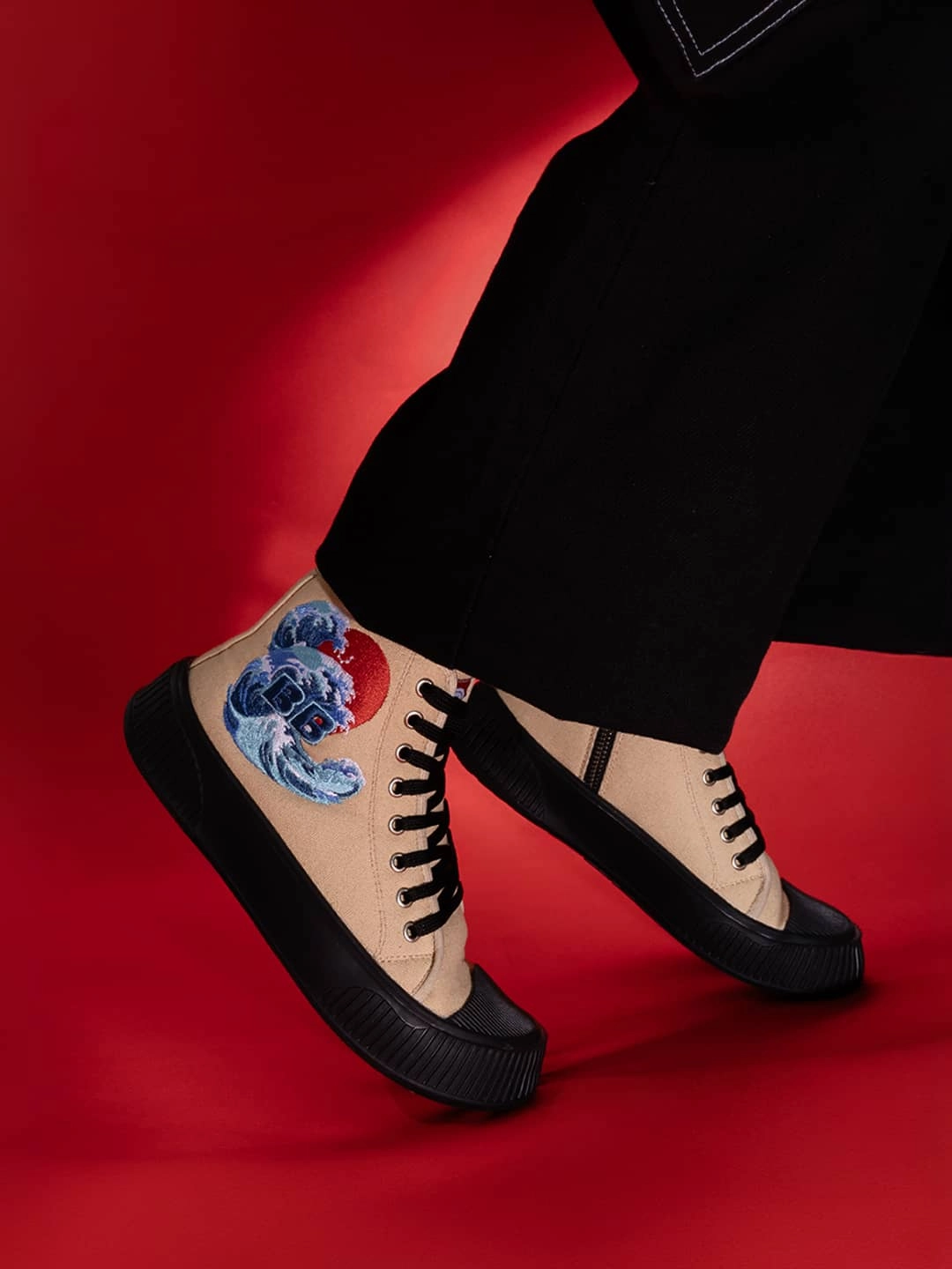 Bacca Bucci Women'S High-Top Sneakers - "Kawaii Kicks" Collection Smart Layering Future-Neutral