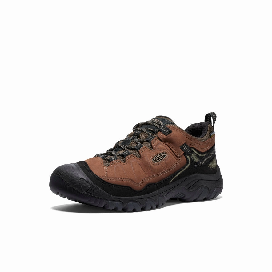 Motion Elements Fluid Lifestyle Men'S Targhee Iv Wide Waterproof Hiking Shoe  |  Bison/Black