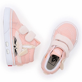Go-Anywhere Style Minimal Gear Vans Sk8-Mid Reissue V Rabbit Sneakers Garden Party Peach Dust