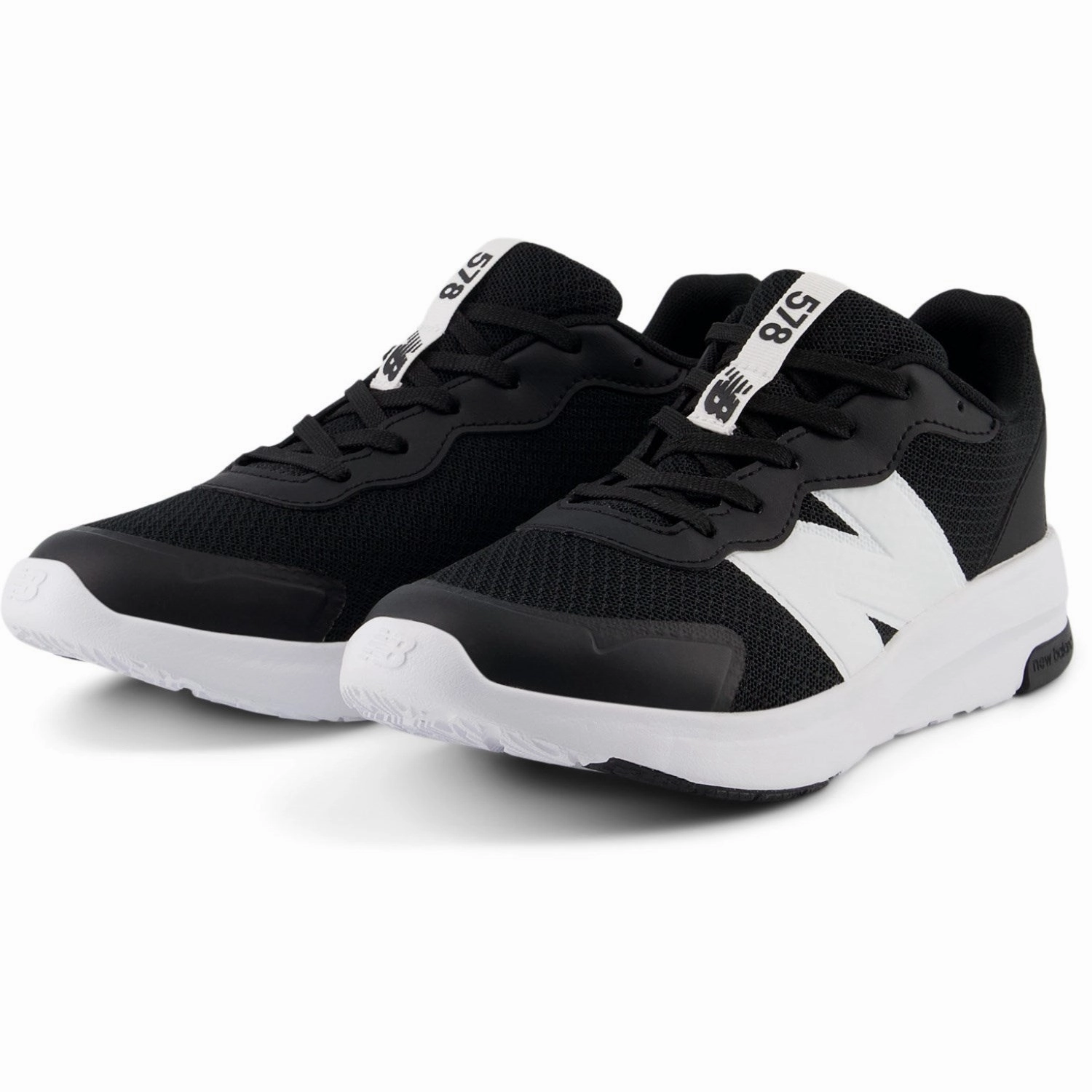 New Balance Black New Balance Freshfoam 578 Kids Lace Utility In Style Seamless Lifestyle