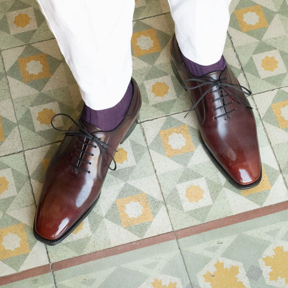 Balmoral Origin Shoe Mto - Mahogany Patina Iconic Minimalism