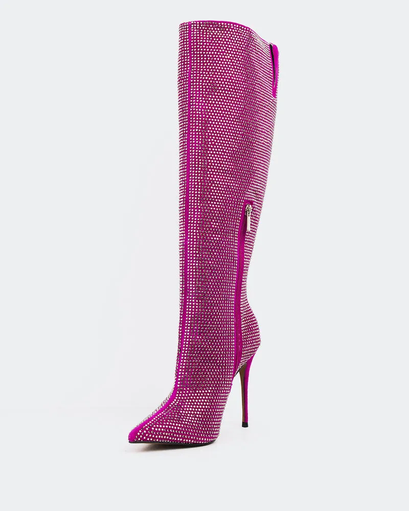 Basma Fuschia Suede Move All Day Live Light