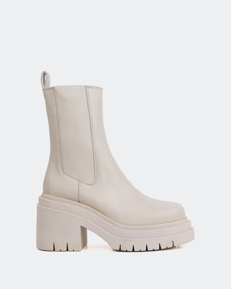 Elevated Minimal Bastille Off White Leather