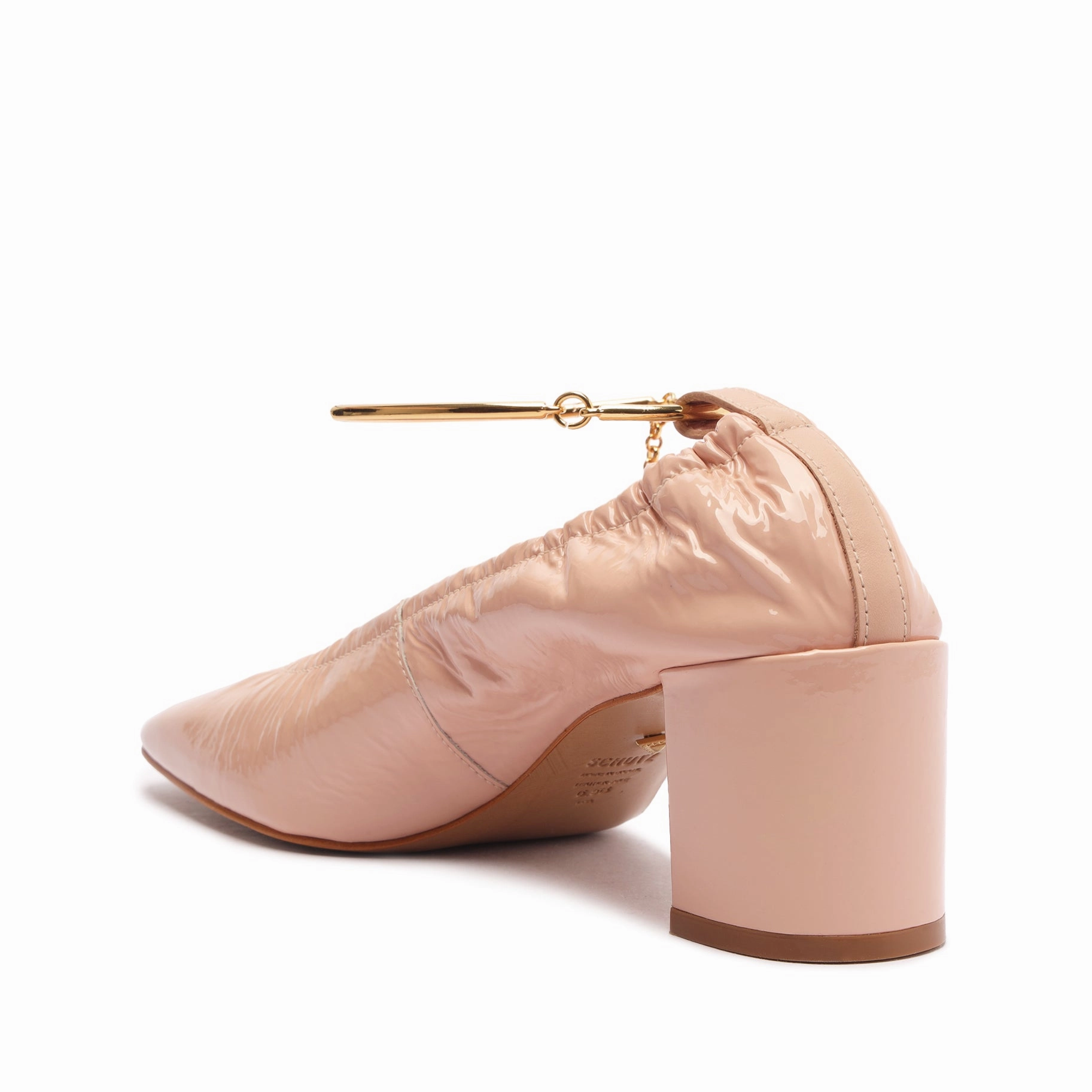Contemporary Flow Cool Rhythm Bethany Mid Block Leather Pump