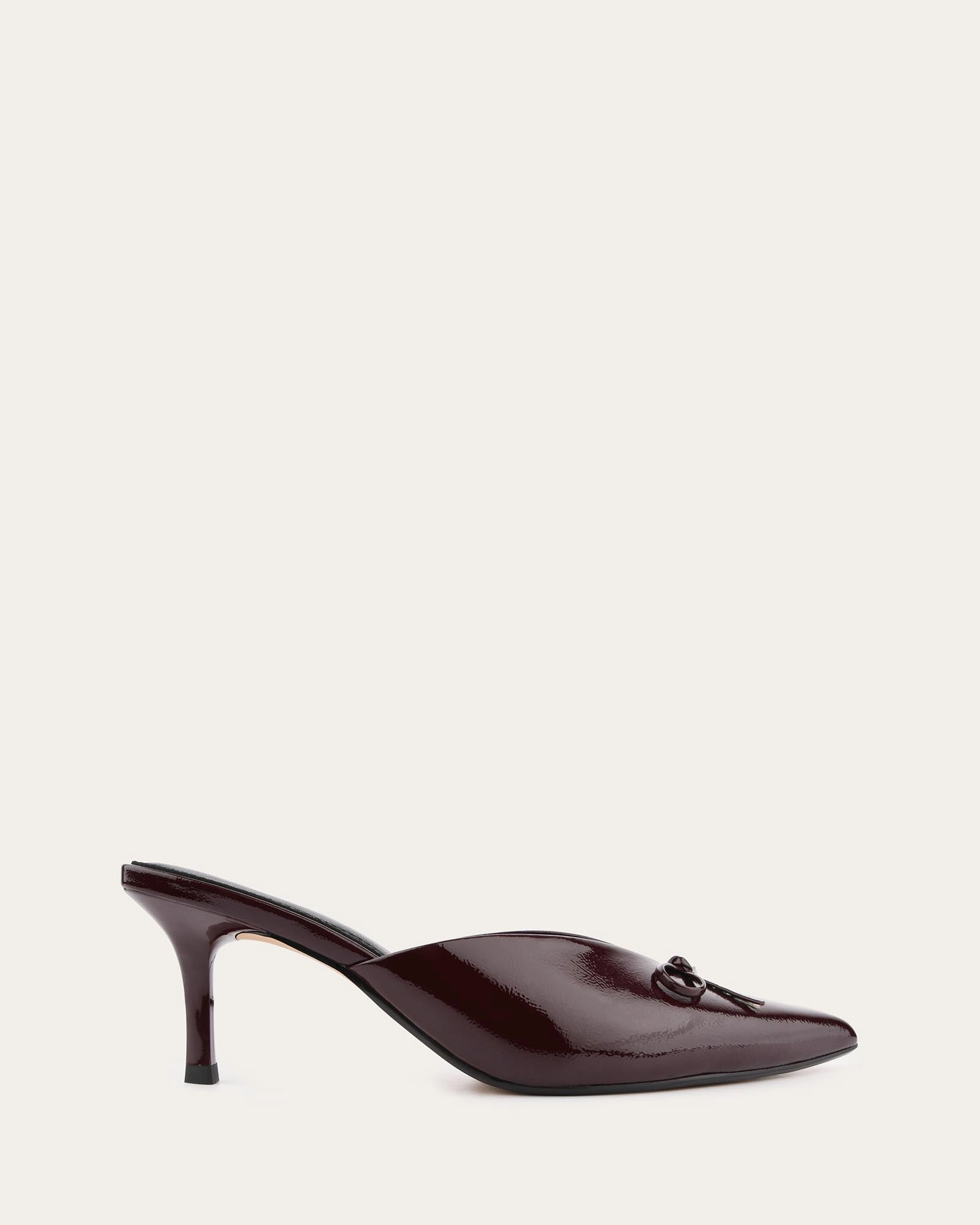 Betsy Mid Heels Merlot Crinkle Patent Design-Led Future-Ready Looks