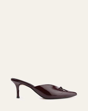 Betsy Mid Heels Merlot Crinkle Patent Design-Led Future-Ready Looks