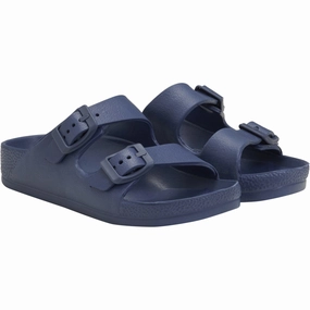Color Kids Vintage Indigo Sandals W. Buckles Smart Casual Core